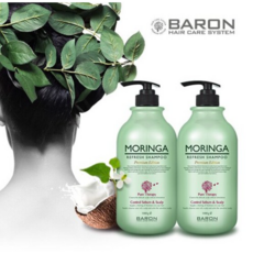[바론] 모링가 리프레쉬 샴푸 1000g x2, 1kg, 2개