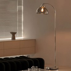 極速達鏡像落地燈，氛圍燈，沙發立燈，極簡立燈，閱讀燈，床頭燈，玻璃燈罩，高級感藝術燈，立式檯燈，客廳書房燈, 鏡像落地燈,無極調光【遙控調光】