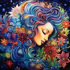 성인용 캔버스 초보자용 페인트 키트 페인팅 여성용 DIY 취미 프레임리스 1 개, LS3025, 20x20cm 8x8inch, LS3025, 1개