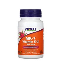 나우푸드 MK-7 비타민 K-2 100mcg 베지 캡슐, 60정, 2개