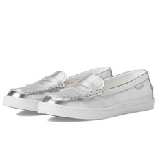 [ 798201 ] 콜레 헌 여성용 난터켓 페니 로퍼 아르젠토/화이트 8.5