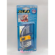 OLFA 45度斜口刀 MC-45/2B 塑膠握把 日本文具 斜口刀 劃邊刀, 1個