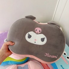 산리오 메모리폼 낮잠 베개 사무실 교실 엎드려 자는 쿠션 굿즈, 쿠로미(블랙)