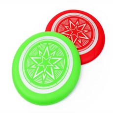 신라Pick 야광 원반 던지기 어린이부메랑, 레드