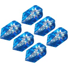 파티킬 슬림 다트 비행 스틸 팁 및 소프트 다트를 위한 6팩 PET 고유 디자인 액세서리 파란색