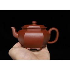 樂陶軒 方鴻健 小煤窯朱泥 六方華尊 紫砂壺, 1個