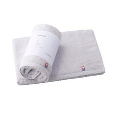 tumugi 슬림 목욕 타월 이마리 제조 유기농 면 100% 약 33×100cm 자가드 직조 흡수·속건 월백(게팍), 1