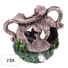 TP 오션 깨진병 장식용품 은신처, 2개