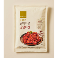 [풀무원] 동물복지 닭다리살 양념치킨, 1개, 340g