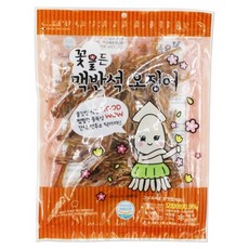 황토 꽃을 든 맥반석 오징어 120g 맥주 안주 건어물, 1개
