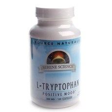 SOURCE NATURALS L-色胺酸補充膠囊 500mg, 120 件, 1個