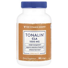 몸관리하세요 겨울입니다 The Vitamin Shoppe Tonalin® CLA 1000mg 소프트젤 90정 특별관리진행, TheVitaminShoppeTonalinCLA1000, 1개
