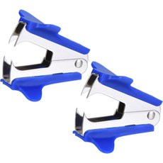 메카닉시 스테이플 리무버 도구 스틸 액세서리 풀러 데스크톱 2개 스테이플러 공급 사무용 레드, Blue