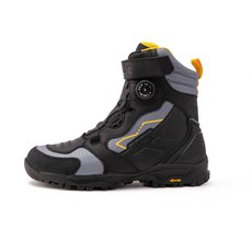 TCX 摩托車靴，騎士專用，舒適透氣，旋鈕調節，高抓地力, 黃