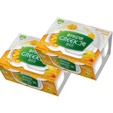 풀무원 그릭 콩포트 망고 히비스커스 140g 4개