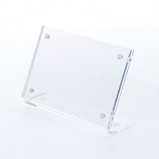 아크릴pop 꽂이 자석 아크릴 POP 가격표 메뉴판 투명 스탠드 9x5, 1개