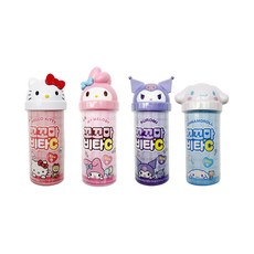 산리오 캐릭터즈 꼬꼬마 비타C 19.8g x 4종 1세트, 4개