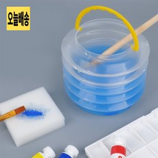 소소 접이식 자바라 물통 미니 1P 접이식붓세척통