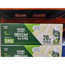 하이뮨 액티브 비건 단백질 제로, 250ml, 24개