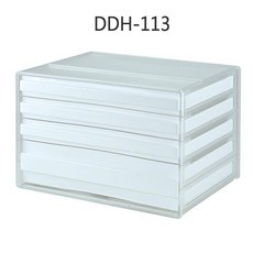 SHUTER 樹德 A4橫式桌上文件櫃, DDH-113 (4抽) 白,超取限制數量請看圖二, 白, 4
