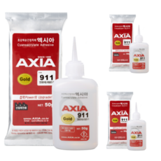 엑시아 911 순간접착제 50g 3개 타일 상판 석재용 인조대리석접착제 돌본드