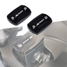 CHEKIS XMAX300 마스터실린더캡 좌우세트 브레이크오일캡 고급형 엑스맥스 전년식, 블랙