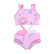 DFMEI 兒童泳衣夏季新品中大童小童鯨魚可愛寶寶卡通女童連體衣泳裝
