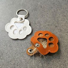 반려동물 털 보관함 키링, 1개, 브라운