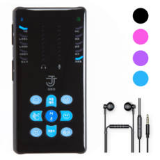 자웃자 방송용 오디오 인터페이스 휴대용 충전식 스마트폰 라이브 방송 녹음 에코 PC겸용, 블루, 8핀 (구형 아이폰)