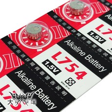 大洋國際電子 L754 1.5V 鈕扣電池, 1顆, N/A