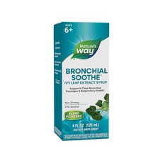 Nature's Way Bronchial Soothe 담쟁이 잎 추출물 시럽 호흡기 건강 지원* 깨끗한 기관지 통로 지원* 졸음 없음 118ml(4FL 온스) (포장은, 1개