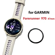 Garmin Forerunner 970 / 570 Smartwatch 전체 범위 보호 필름 용 3PCS 3D 곡선 소프트 스크린, 02 Forerunner 970 47mm