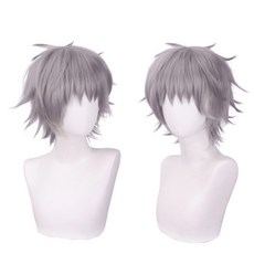 小優 假髮 EVA 新世紀福音戰士 渚薰 cos假髮 打毛工藝反翹 短假髮, 1個