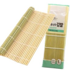 대나무 김발 김밥 제작 조리 도구 김말이 성형 주방 요리 보조 기구 가정 간식, 1개, 상세페이지 참조