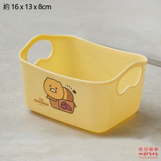 Kakao Friends 春植浴室收納用品, 1個, 置物籃, 黃色