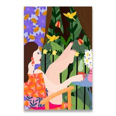 클래식 벽 예술 레트로 식물 프린트 포스터 거실 침실 장식 그림, F. 20x25 Full Round