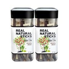 그로비타 소동물 이갈이 사과나무 사탕수수 1+1 세트, 2개