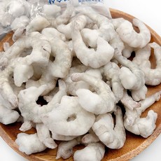 냉동 새우살 흰다리새우 손질완료 두절 탈각, 흰다리새우살 1kg 71/90, 1개, 1kg