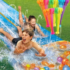 번처벌룬 워터슬라이드 더블레인 물풍선 제조기, 단품, 1개