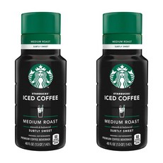 스타벅스 스위트 아이스 커피 미디엄 Starbucks Lightly Sweetened Iced Coffee, 2개, 1개입, 1.42L