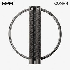 알피엠 줄넘기 RPM 콤프 4 대회용 최상급 크로스핏줄넘기 더블언더 공식판매처, 스틸블루