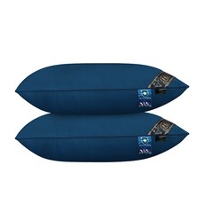 【Hilton 希爾頓】抑菌枕頭 棉花機能枕 舒適透氣 抑菌防蟎, 星際藍, 1個