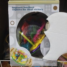 3D立體迷宮球，138關入門款益智玩具，魔力軌道球，兒童益智玩具, 299關, 1個