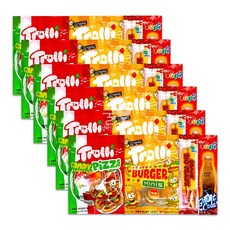 패스트푸드모양 젤리 4종세트 6개, 단품