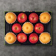 [과일의 정원] 과일 혼합 정성 선물세트 5kg (사과6+배5), 1박스