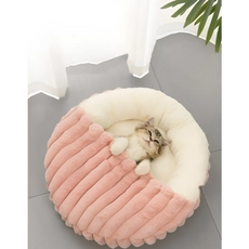 루멘마르스 반려동물 하우스 강아지 고양이 일체형 덮개이블, 1개, 핑크