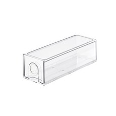 冰箱抽屜式收納盒 透明多層保鮮整理盒, 1個, 小-白色(超取最多2個)