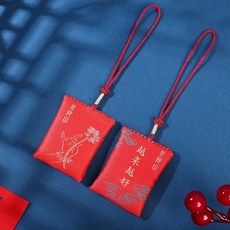 御守香包 金榜題名御守香包, 1個, 越來越好 PVC包裝紅手縫包