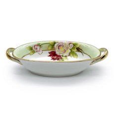 Antique 노리다케 핸드페인팅 오발 보울 앤틱 빈티지 일본그릇 디저트볼, 1개