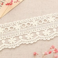 패션스타트 [90cm] 루나리아 끼움코튼 오간자 자수레이스, 1개, 멀티